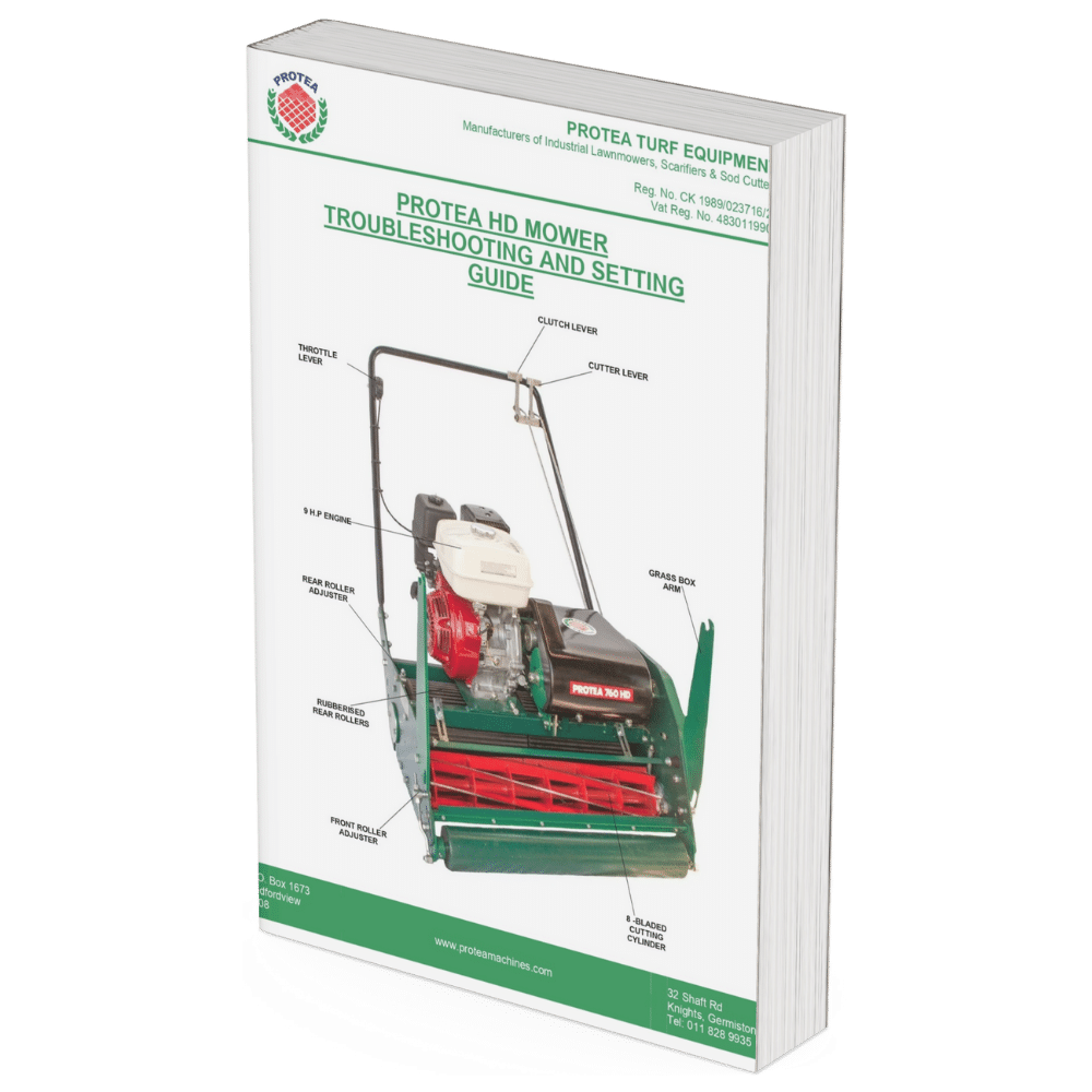 Protea HD Mower Troubleshooting & Settings Protea HD Mower Troubleshooting & Settings